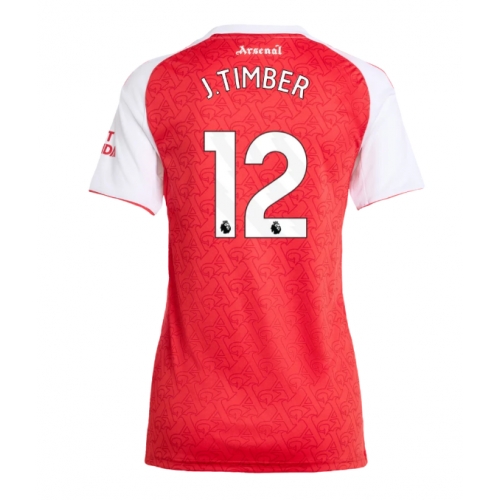 Billige Fotballdrakt Arsenal Jurrien Timber #12 Replika Hjemmedrakt Dame 2025-26 Kortermet Billige Fotballdrakt Arsenal Jurrien Timber #12 Replika Hjemmedrakt Dame 2025-26 Kortermet